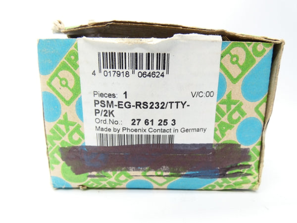 PHOENIX CONTACT PSM-EG-RS232/TTY-P/2K 2761253 24V NSMP