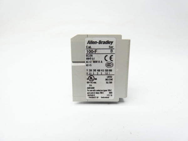 ALLEN BRADLEY 100-F SER. B 600VAC 10A UNMP