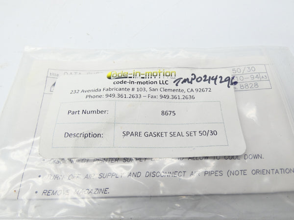 CODE-IN-MOTION 8675 NSMP
