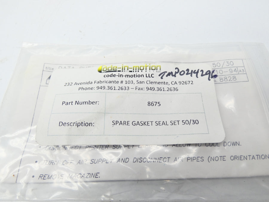 CODE-IN-MOTION 8675 NSMP