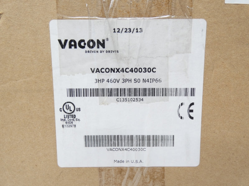 VACON X4C40030C 380-460V 7.2/5.6A NSMP