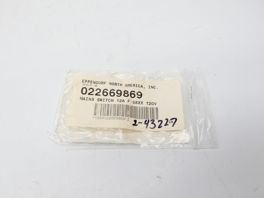 EPPENDORF 3120-F72N-P7T1-A20Q 120V 12A NSNP
