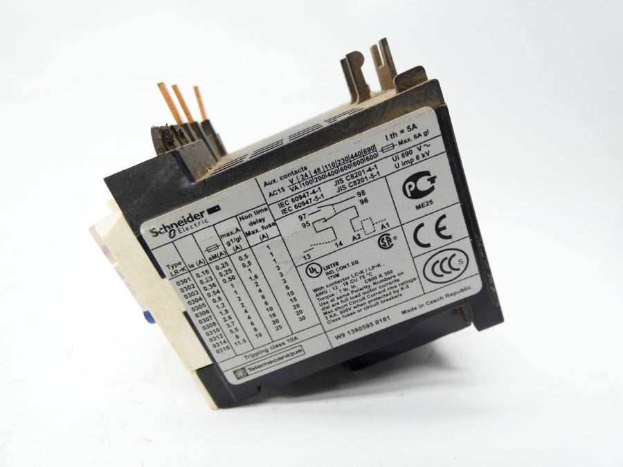SCHNEIDER ELECTRIC LR2K0312 3.7-5.5A (AS IS) UNMP