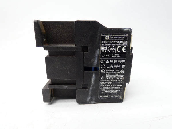 TELEMECANIQUE LC1D1210F7 110V 25A UNMP