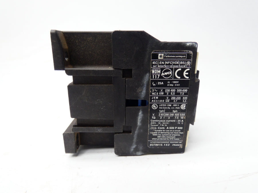 TELEMECANIQUE LC1D1210F7 110V 25A UNMP