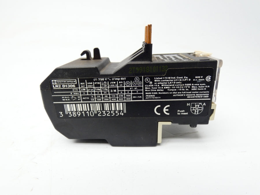 TELEMECANIQUE LR2D1306 1.0-1.6A UNMP