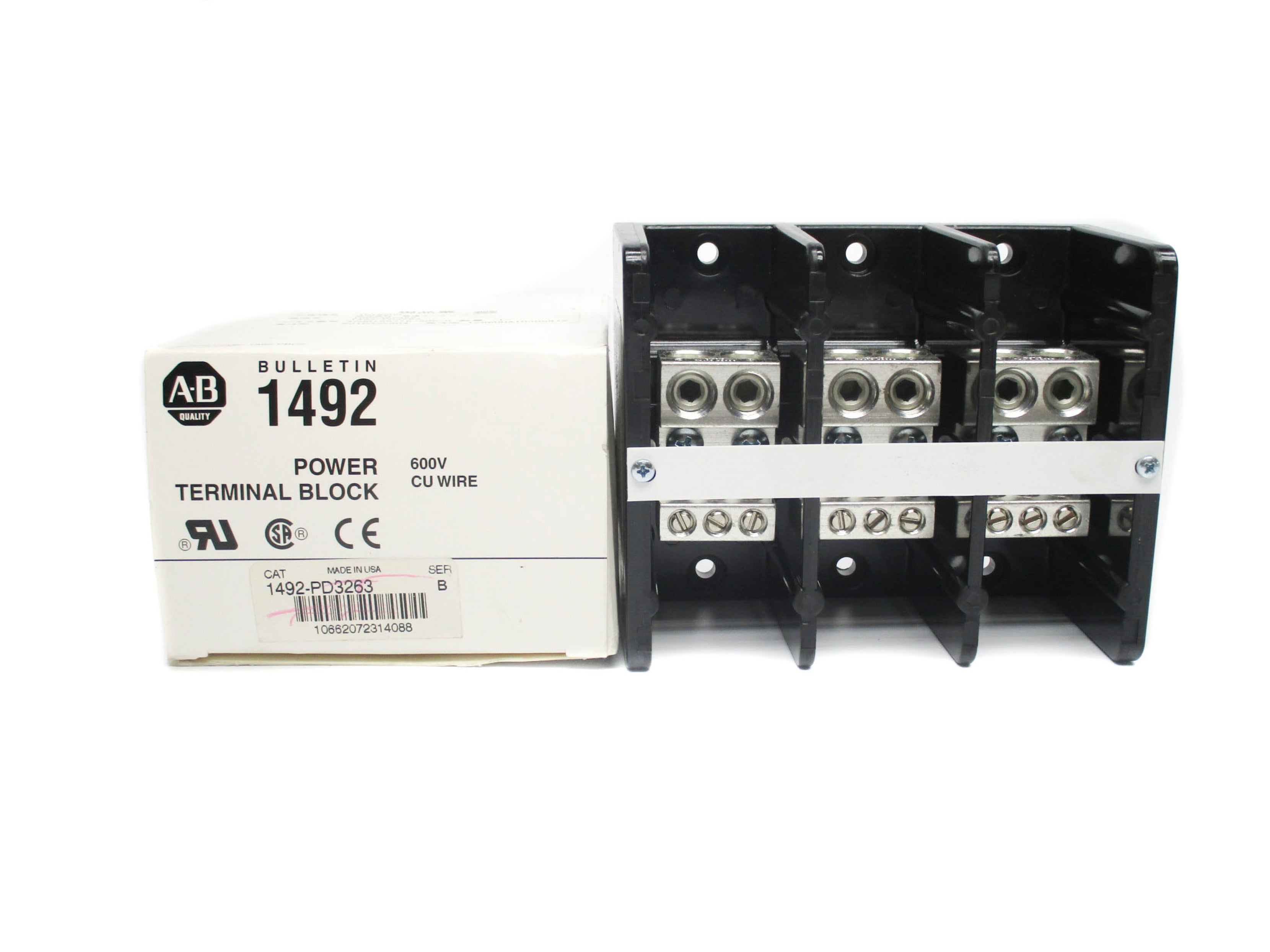 ALLEN BRADLEY 1492-PD3263 SER. B 600V 350A (WH) NSMP
