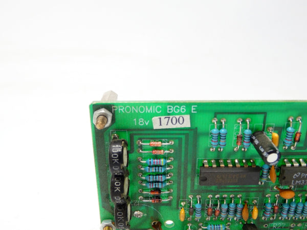 PRONOMIC BG6E UNMP