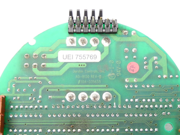 JORDON CONTROLS AD-8130 REV. D UNMP