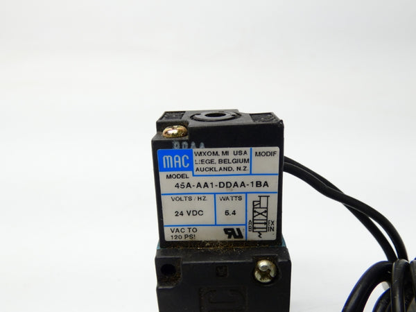 MAC 45A-AA1-DDAA-1BA 24VDC 120PSI UNMP