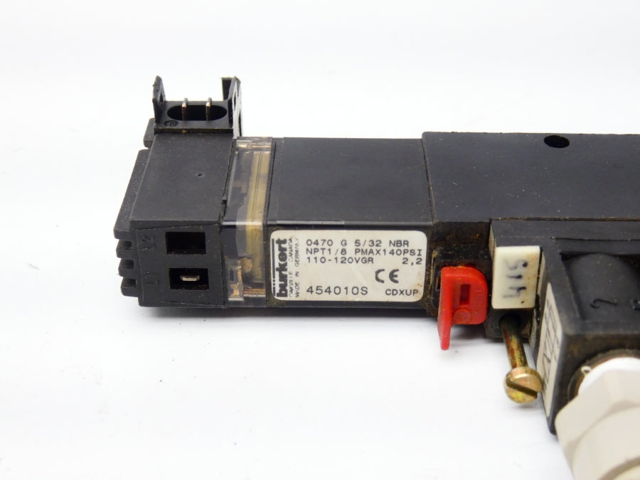 BURKERT 0470G5/32NBR 454010S 140PSI UNMP