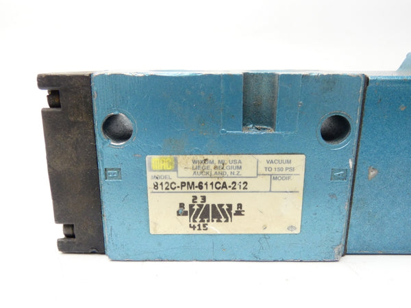 MAC 812C-PM-611CA-212 110/120VAC 25-150PSI UNMP