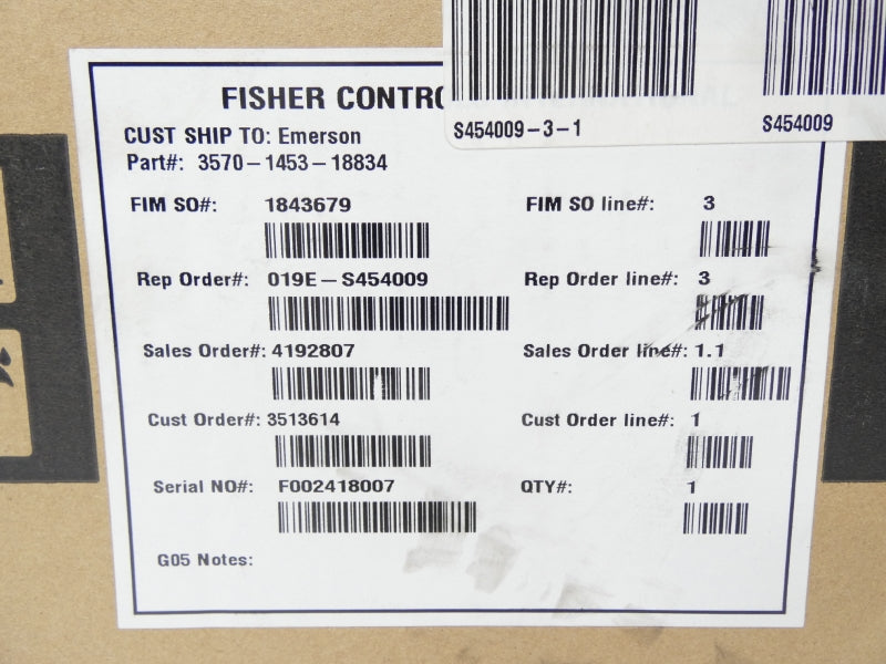 FISHER 3570-1453-18834 NSMP