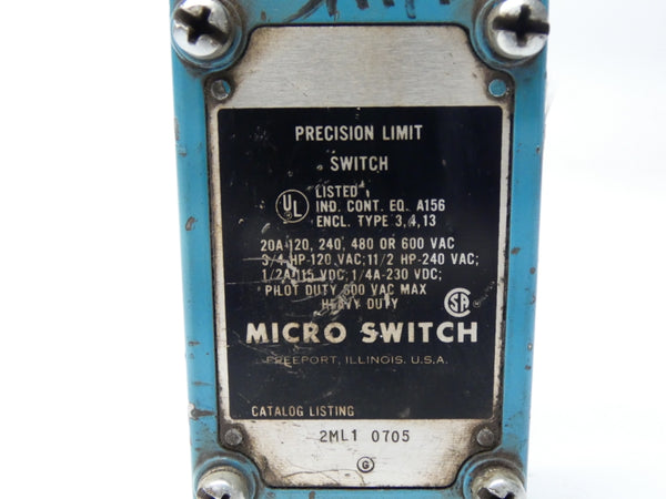 MICRO SWITCH 2ML1 600V 20A (AS PICTURED1) UNMP