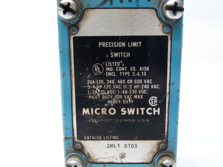 MICRO SWITCH 2ML1 600V 20A (AS PICTURED1) UNMP