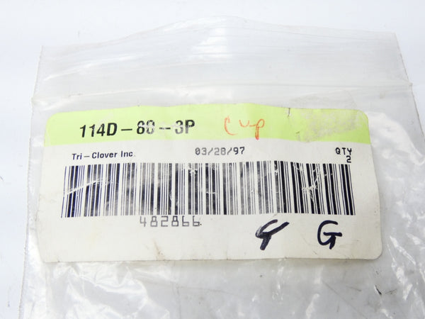 TRI CLOVER 114D-80-3P (PKG OF 2) UNMP