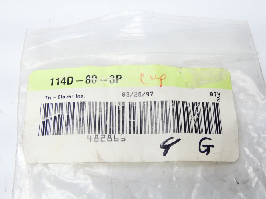 TRI CLOVER 114D-80-3P (PKG OF 2) UNMP