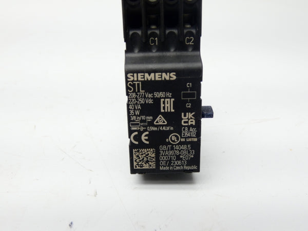 SIEMENS 3VA9978-0BL33 208-277VAC NSMP