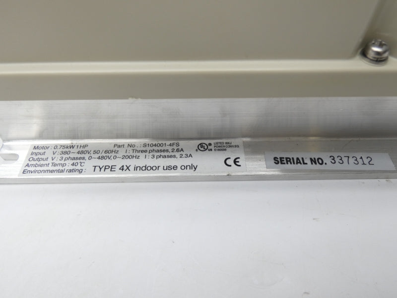SAFTRONICS S104001-4FS 380-480V, 2.6A NSNP