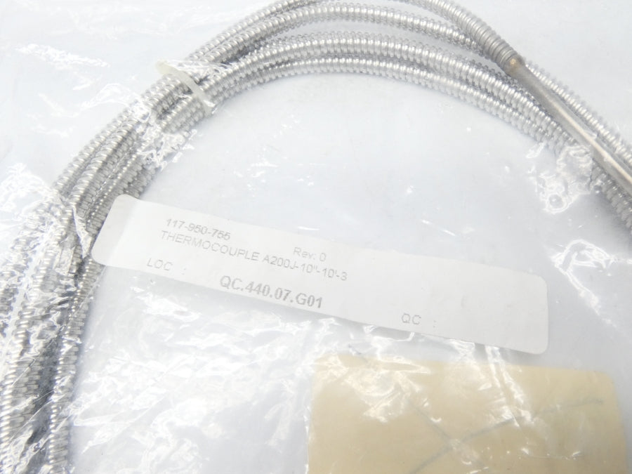THERMOCOUPLE 117-950-755 A200J-10"-10'-3 REV. 0 NSNP