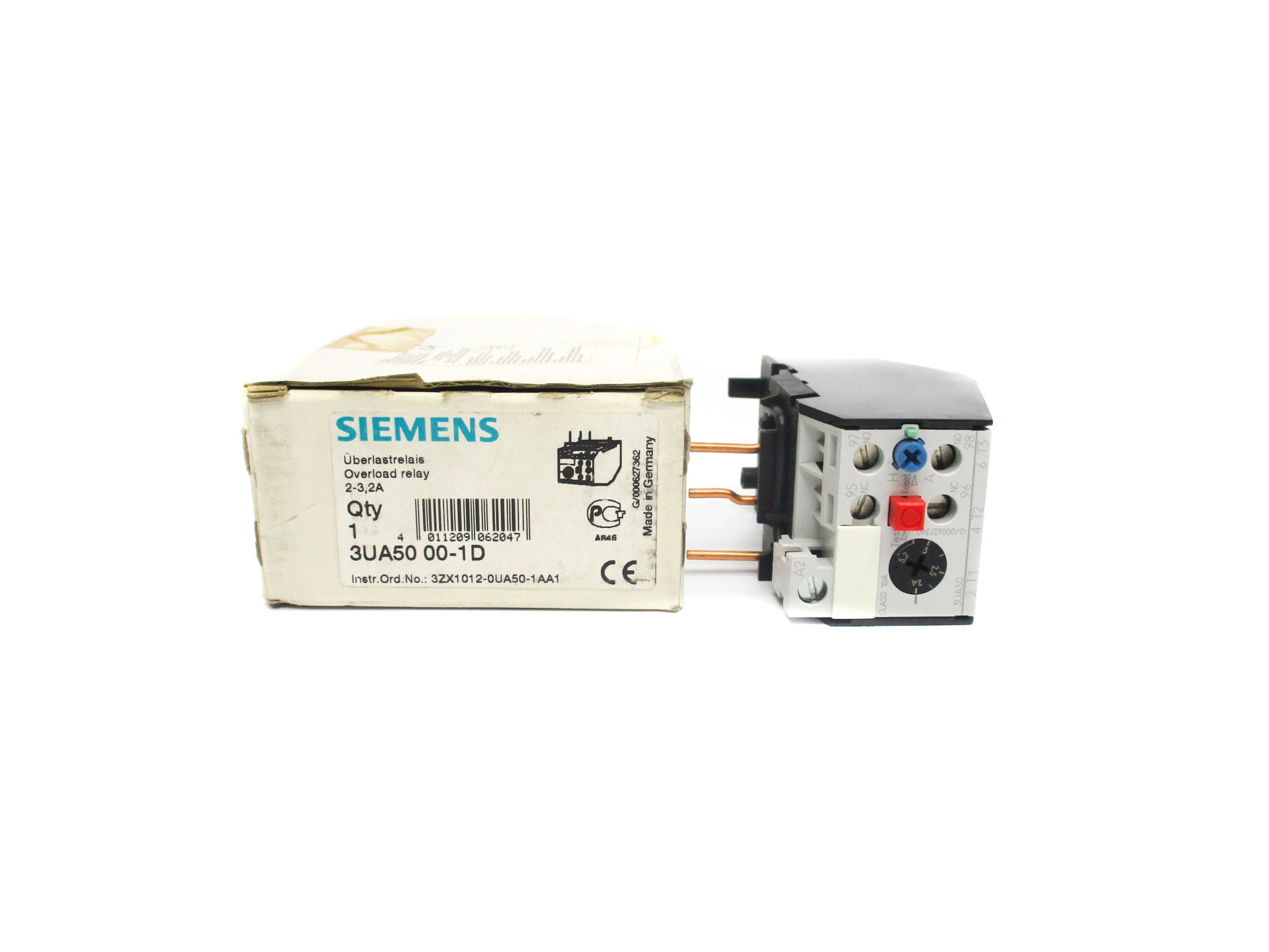 SIEMENS 3UA5000-1D 600VAC 3.2A NSMP
