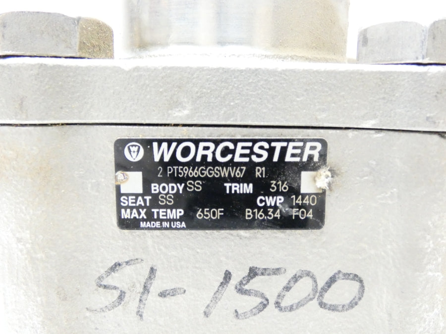 WORCESTER CONTROLS CWP1440 2PT5966GGSWV67R1 2" UNMP