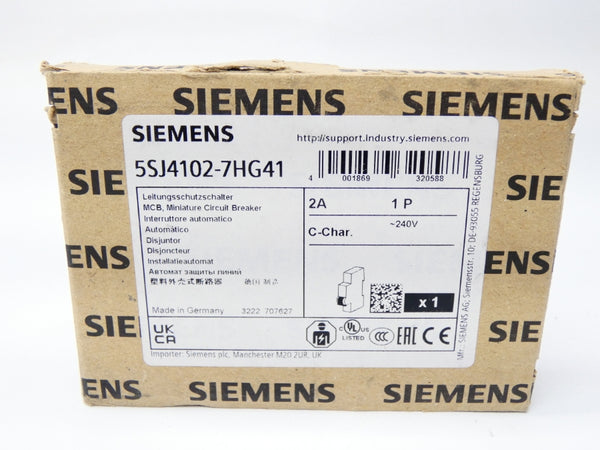 SIEMENS 5SJ4102-7HG41 240V 2A NSMP