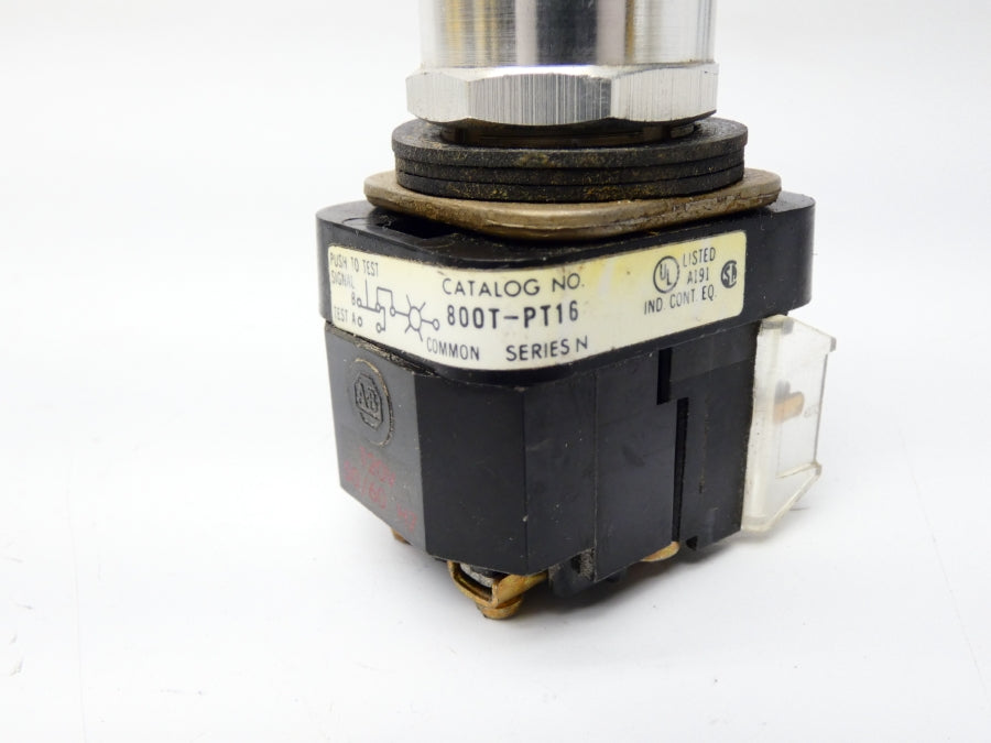 ALLEN BRADLEY 800T-PT16 SER. N 120V UNMP