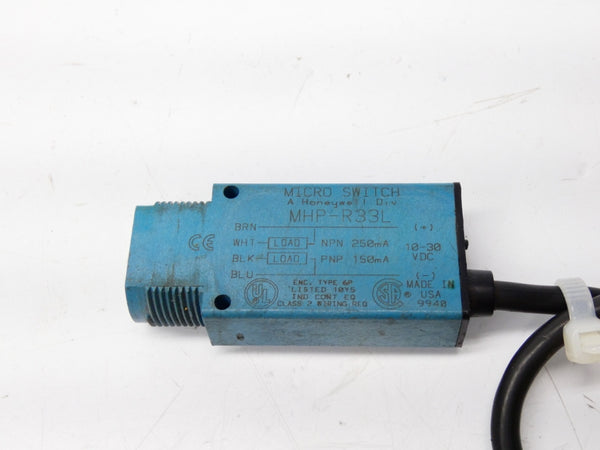 MICRO SWITCH MHP-R33L 10-30VDC (AS PICTURED) UNMP