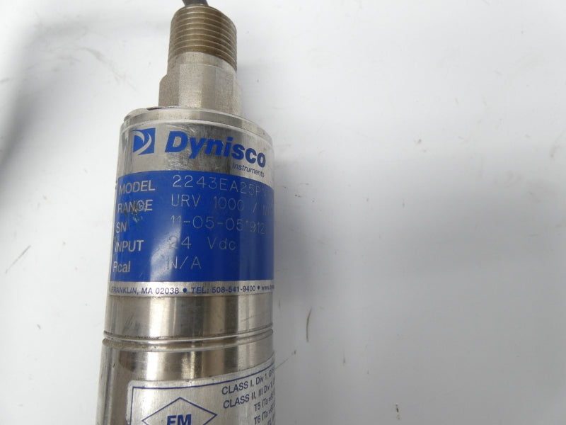 DYNISCO 2243EA25P16CEFFACAZZ 24VDC 1000PSI NSNP