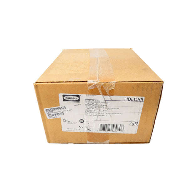 HUBBELL HBLDS6 600VAC 60A NSFS