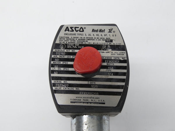 ASCO EF8320G203 24DC 60PSI 1/4" UNMP