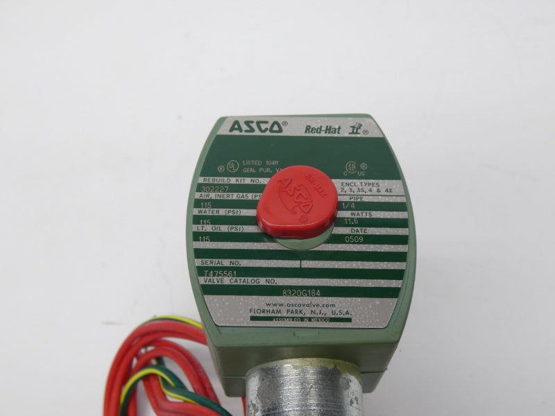 ASCO 8320G184 24DC 115PSI 1/4" NSNP
