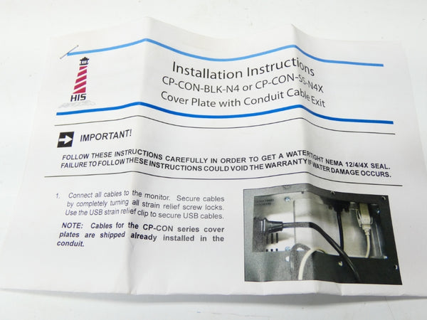 HOPE INDUSTRIAL SYSTEMS YW1517-07-SS4 CP-CON-SS-N4X NSMP