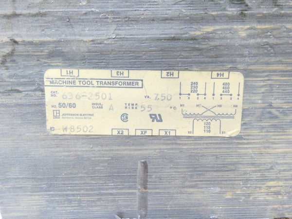 JEFFERSON ELECTRIC 636-2501 480V UNMP