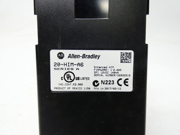 ALLEN BRADLEY 20-HIM-A6 SER. A F/W 2.005 12VDC UNMP
