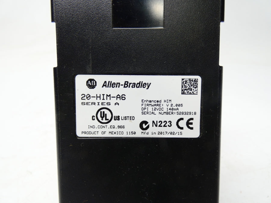 ALLEN BRADLEY 20-HIM-A6 SER. A F/W 2.005 12VDC UNMP