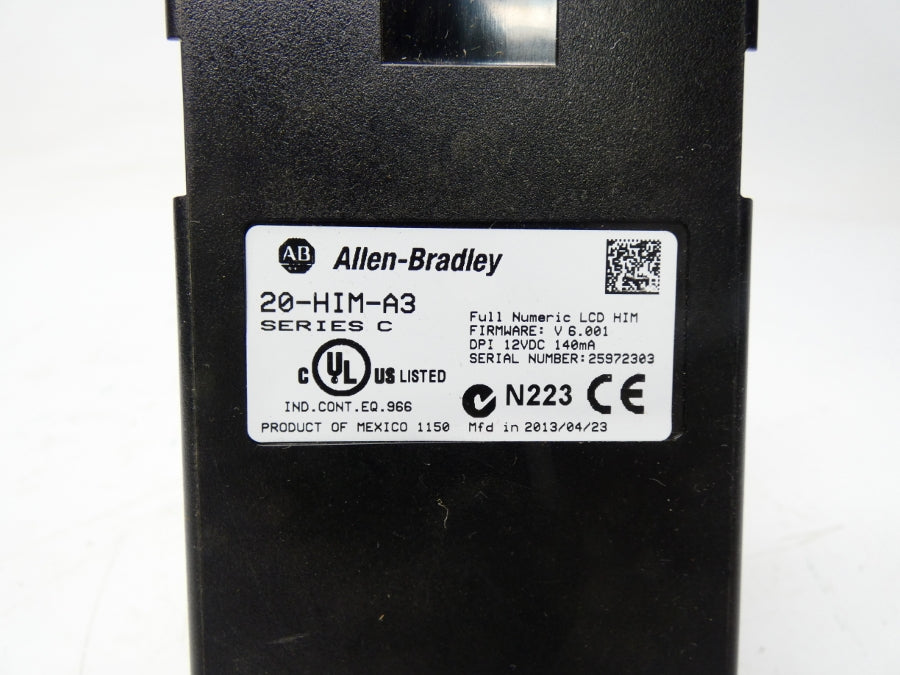 ALLEN BRADLEY 20-HIM-A3 SER. C F/W 6.001 12VDC UNMP