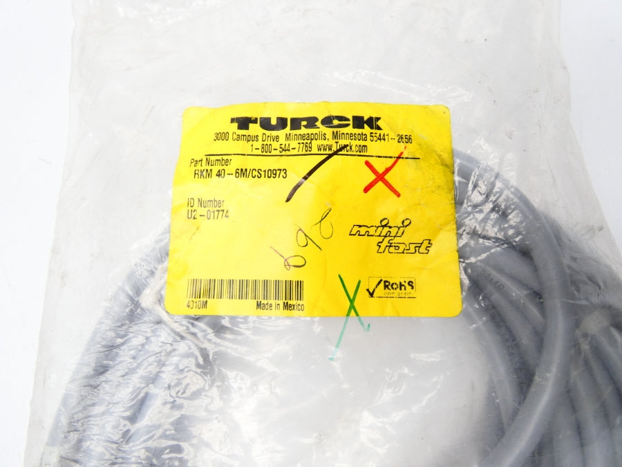 TURCK RKM40-6M/CS10973 U2-01774 NSMP