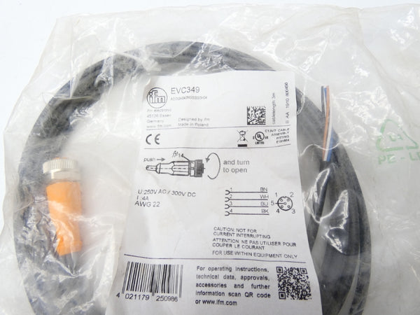IFM EFECTOR EVC349 ADOGH040MSS0003H04 250VAC 4A NSMP