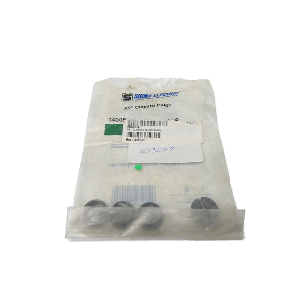 SIGMA ELECTRIC 14005 1/2" (PKG OF 4) NSMP