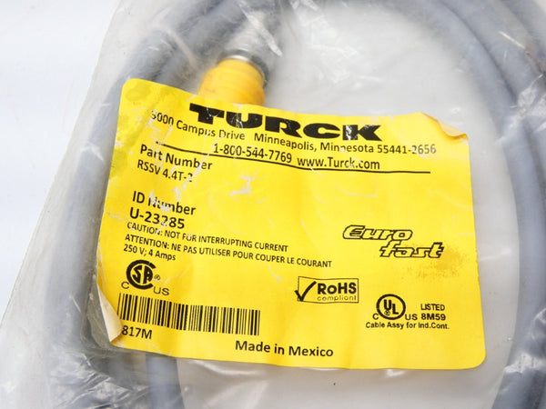 TURCK RSSV4.4T-2 U-23285 250V 4A NSMP