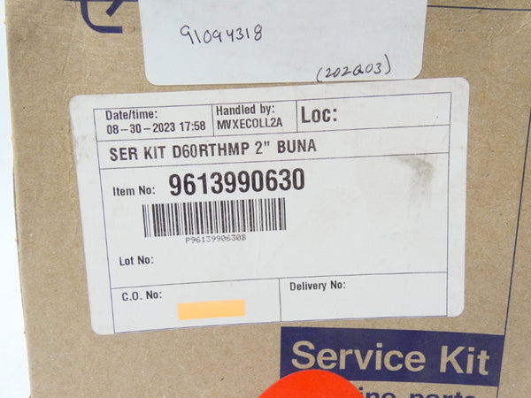 ALFA LAVAL 9613990630 D60RTHMP NSFS