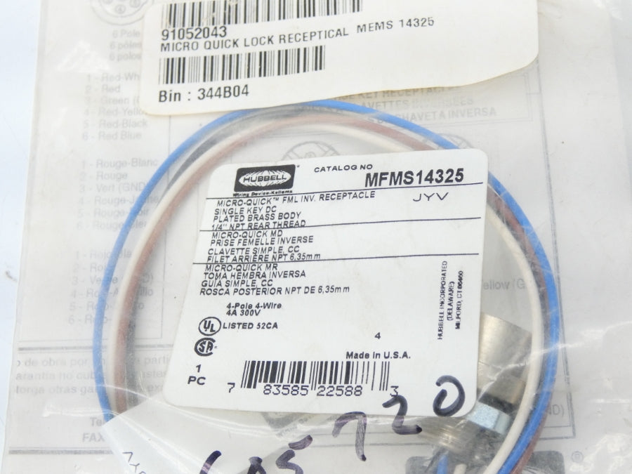 HUBBELL MFMS14325 300V 4A NSMP
