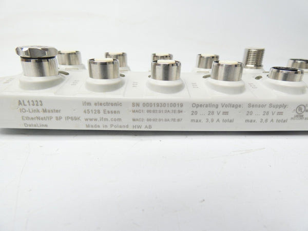 IFM EFFECTOR AL1323 IO-LINKMASTERDLEIP8PIP69K 20-28V 3.9A NSMP