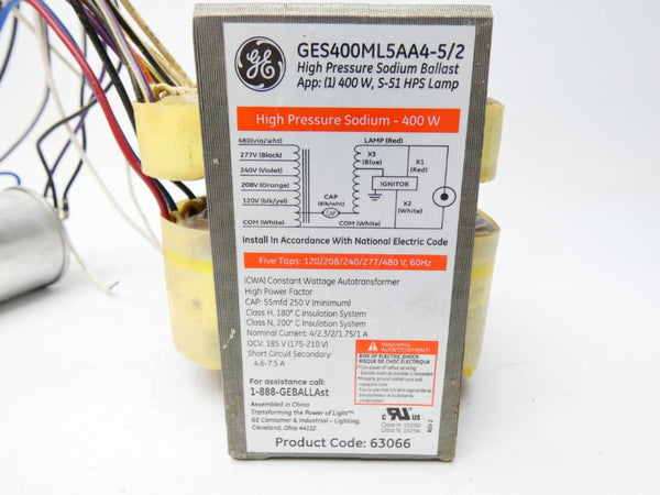 GENERAL ELECTRIC GES400ML5AA4-5/2 480V (AS PICTURED) NSNP