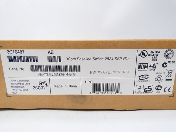 3COM 3C16487 2824-SFP 100-240V 1A NSMP