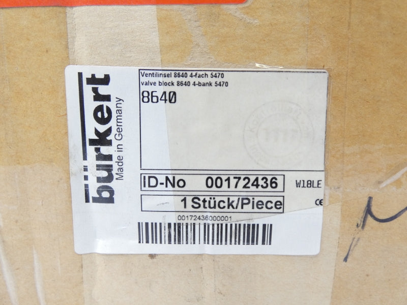 BURKERT 8640 00172436 NSMP