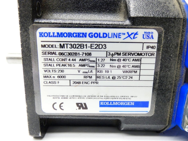 KOLLMORGEN MT302B1-E2D3 230V 16.5A UNMP