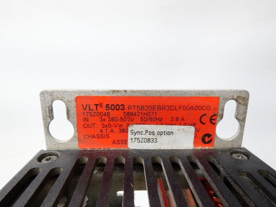 DANFOSS 175Z0048 PT5B20EBR3DLF00A00C0 380-500V 3.8A UNMP